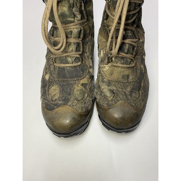Cabela’s Waterproof Full Draw Hunting Boots Size 8.5 EE Mossy Oak Vibram Soul - Picture 3 of 11
